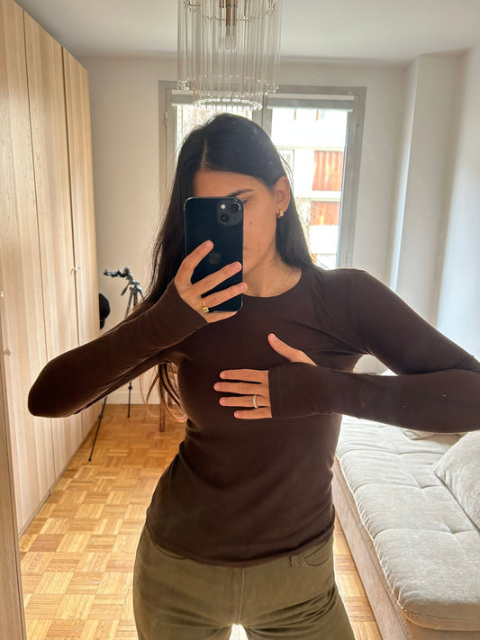 T-shirt col rond mitaine Siv