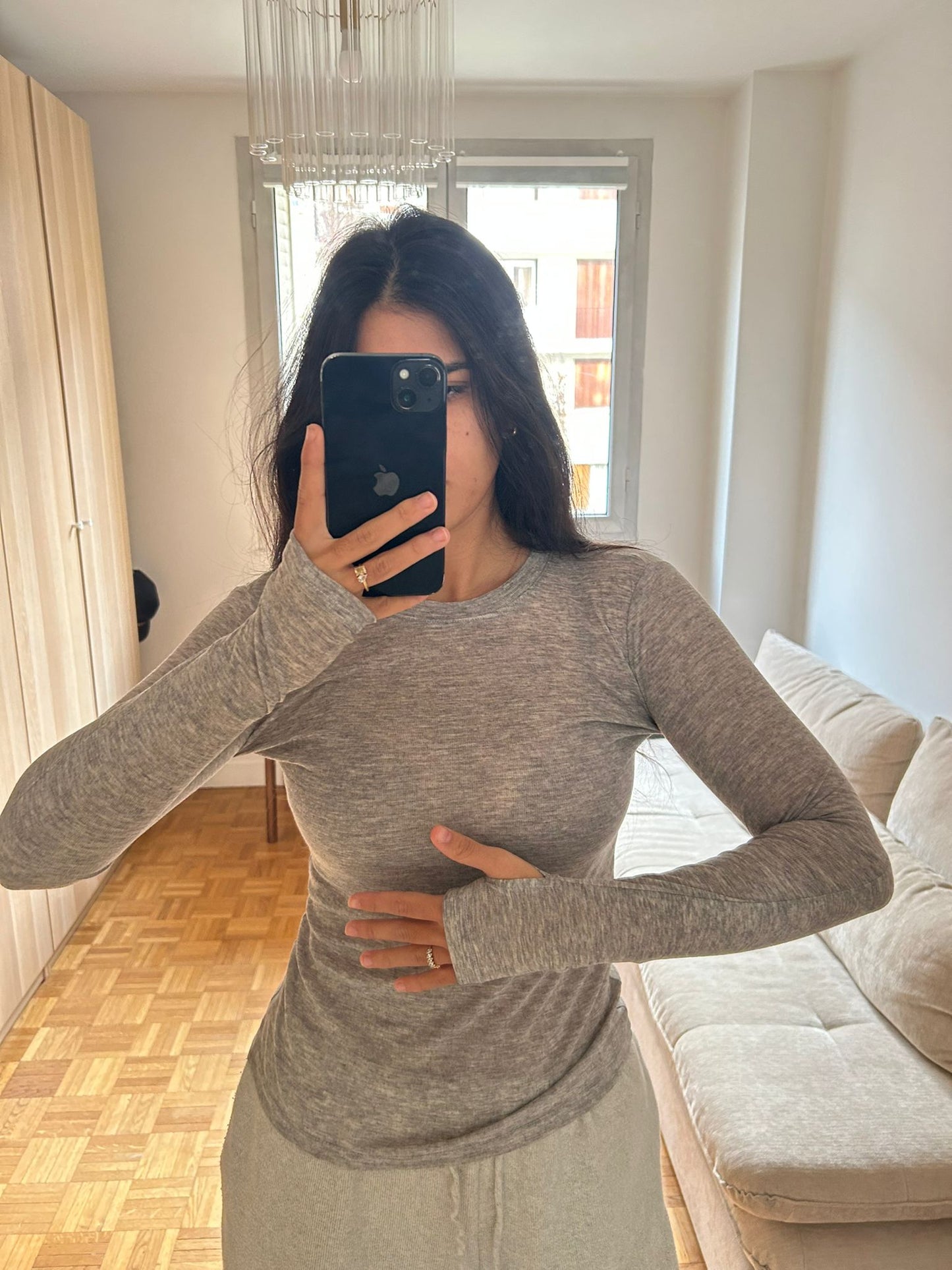 T-shirt col rond mitaine Siv