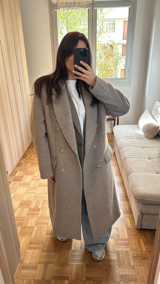 Manteau Lara Taupe