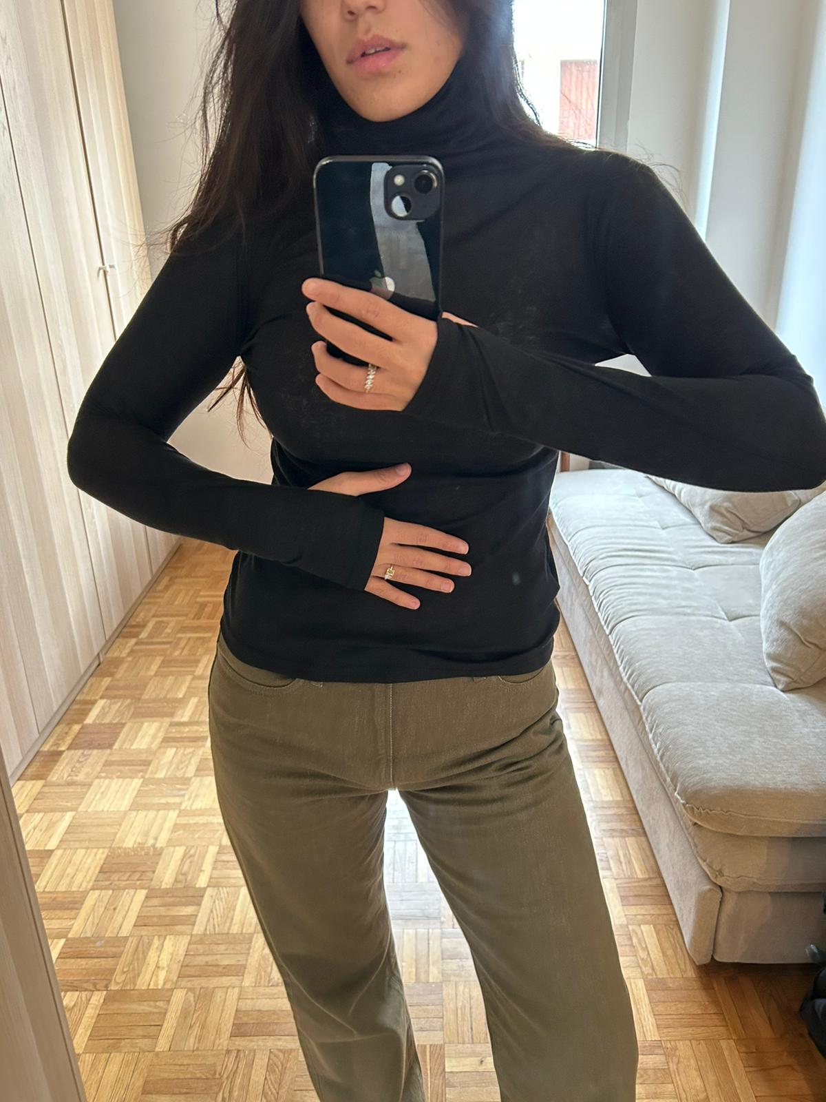 T-Shirt col roulé mitaine Siv